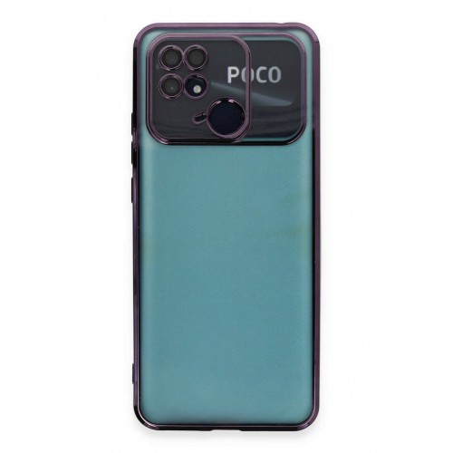 Newface Xiaomi Redmi 10C Kılıf Razer Lensli Silikon - Mor Newface Xiaomi Redmi 10C Kılıf Razer Lensli Silikon - Mor