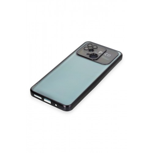 Newface Xiaomi Poco C40 Kılıf Razer Lensli Silikon - Siyah Newface Xiaomi Poco C40 Kılıf Razer Lensli Silikon - Siyah