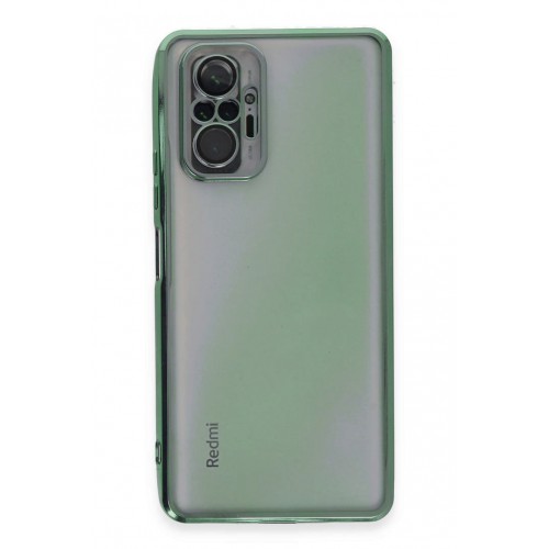 Newface Xiaomi Redmi Note 10 Pro Kılıf Razer Lensli Silikon - Yeşil Newface Xiaomi Redmi Note 10 Pro Kılıf Razer Lensli Silikon - Yeşil