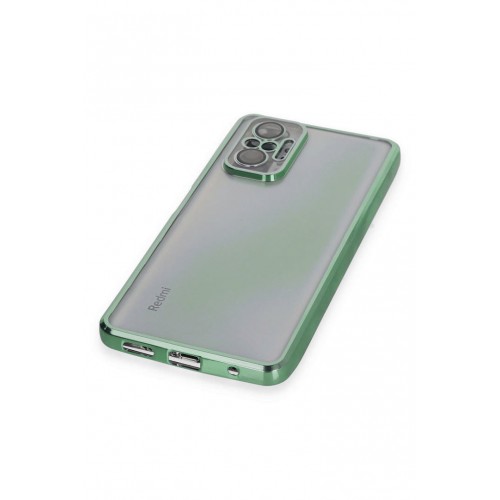 Newface Xiaomi Redmi Note 10 Pro Kılıf Razer Lensli Silikon - Yeşil Newface Xiaomi Redmi Note 10 Pro Kılıf Razer Lensli Silikon - Yeşil