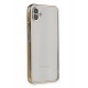 Newface Samsung Galaxy A04 Kılıf Razer Lensli Silikon - Gold