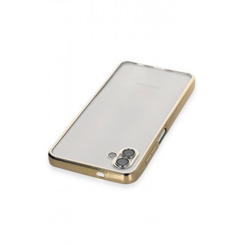 Newface Samsung Galaxy A04 Kılıf Razer Lensli Silikon - Gold Newface Samsung Galaxy A04 Kılıf Razer Lensli Silikon - Gold