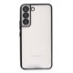 Newface Samsung Galaxy S22 Kılıf Razer Lensli Silikon - Siyah