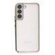 Newface Samsung Galaxy S22 Kılıf Razer Lensli Silikon - Gold