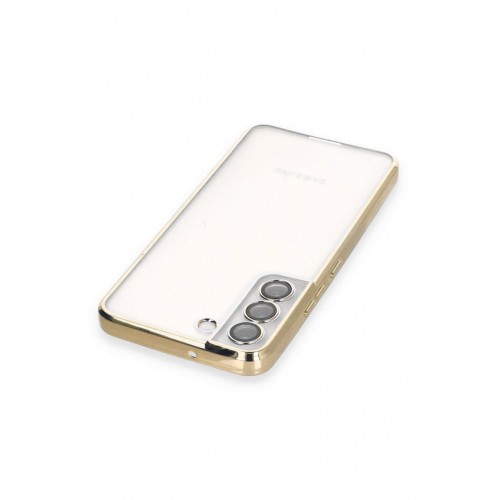 Newface Samsung Galaxy S22 Kılıf Razer Lensli Silikon - Gold Newface Samsung Galaxy S22 Kılıf Razer Lensli Silikon - Gold