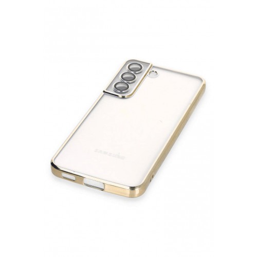 Newface Samsung Galaxy S22 Kılıf Razer Lensli Silikon - Gold Newface Samsung Galaxy S22 Kılıf Razer Lensli Silikon - Gold