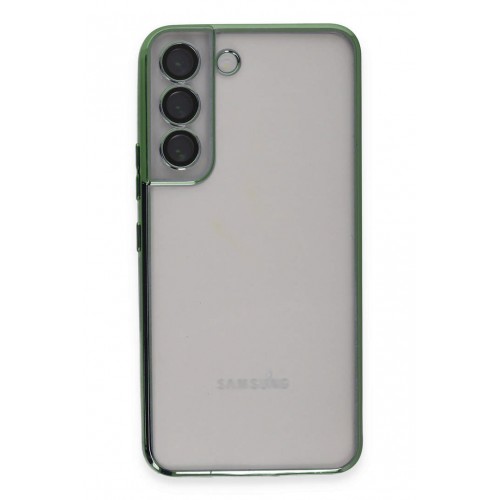 Newface Samsung Galaxy S22 Kılıf Razer Lensli Silikon - Yeşil Newface Samsung Galaxy S22 Kılıf Razer Lensli Silikon - Yeşil