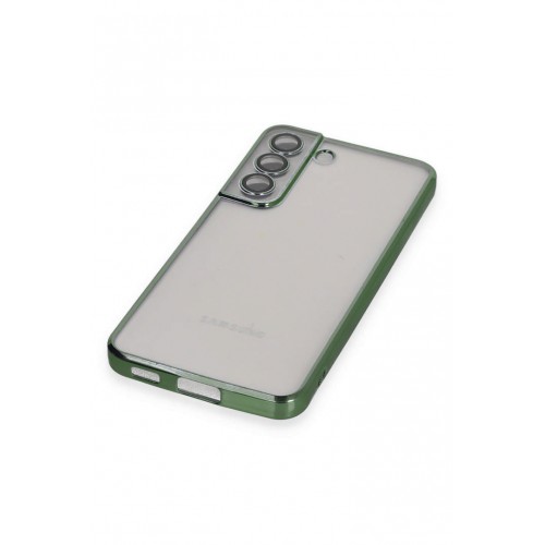 Newface Samsung Galaxy S22 Kılıf Razer Lensli Silikon - Yeşil Newface Samsung Galaxy S22 Kılıf Razer Lensli Silikon - Yeşil