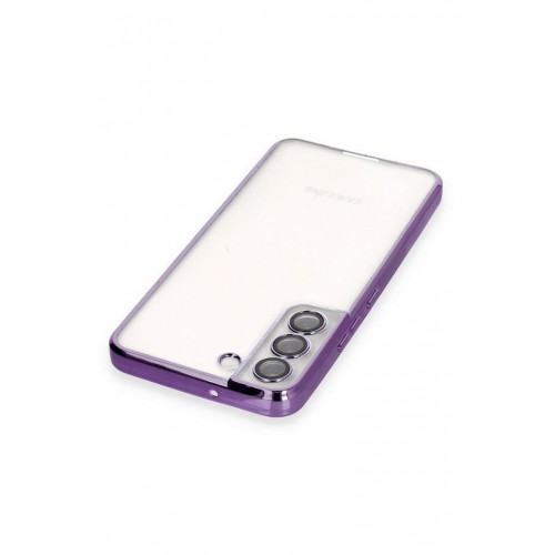 Newface Samsung Galaxy S22 Kılıf Razer Lensli Silikon - Mor Newface Samsung Galaxy S22 Kılıf Razer Lensli Silikon - Mor