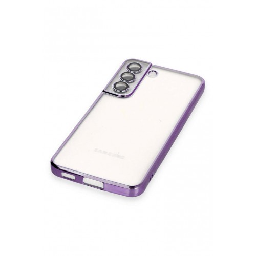 Newface Samsung Galaxy S22 Kılıf Razer Lensli Silikon - Mor Newface Samsung Galaxy S22 Kılıf Razer Lensli Silikon - Mor