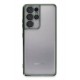Newface Samsung Galaxy S21 Ultra Kılıf Razer Lensli Silikon - Yeşil