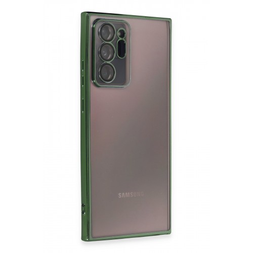 Newface Samsung Galaxy Note 20 Ultra Kılıf Razer Lensli Silikon - Yeşil Newface Samsung Galaxy Note 20 Ultra Kılıf Razer Lensli Silikon - Yeşil