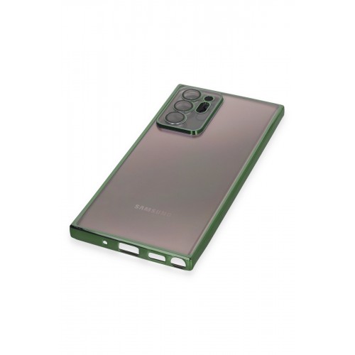 Newface Samsung Galaxy Note 20 Ultra Kılıf Razer Lensli Silikon - Yeşil Newface Samsung Galaxy Note 20 Ultra Kılıf Razer Lensli Silikon - Yeşil
