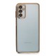 Newface Samsung Galaxy M23 Kılıf Razer Lensli Silikon - Gold