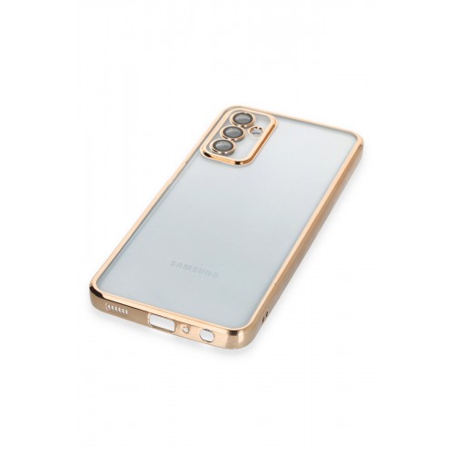 Newface Samsung Galaxy M23 Kılıf Razer Lensli Silikon - Gold Newface Samsung Galaxy M23 Kılıf Razer Lensli Silikon - Gold