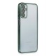 Newface Samsung Galaxy M23 Kılıf Razer Lensli Silikon - Yeşil
