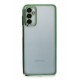 Newface Samsung Galaxy M23 Kılıf Razer Lensli Silikon - Yeşil