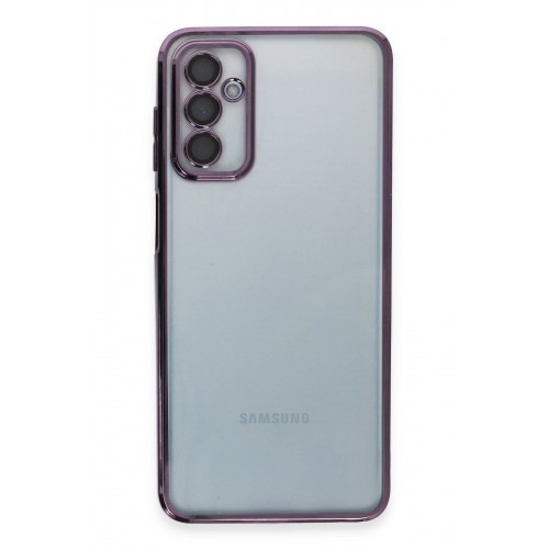 Newface Samsung Galaxy M23 Kılıf Razer Lensli Silikon - Mor Newface Samsung Galaxy M23 Kılıf Razer Lensli Silikon - Mor