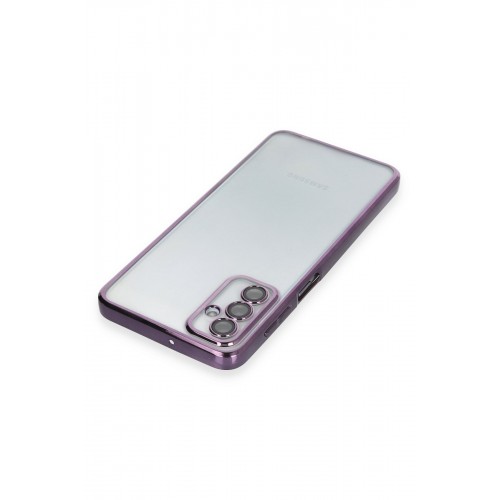 Newface Samsung Galaxy M23 Kılıf Razer Lensli Silikon - Mor Newface Samsung Galaxy M23 Kılıf Razer Lensli Silikon - Mor