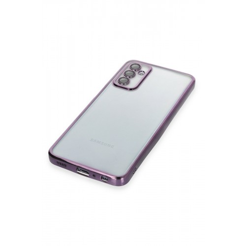 Newface Samsung Galaxy M23 Kılıf Razer Lensli Silikon - Mor Newface Samsung Galaxy M23 Kılıf Razer Lensli Silikon - Mor