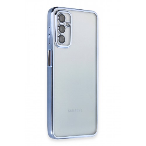 Newface Samsung Galaxy M23 Kılıf Razer Lensli Silikon - Açık Mavi Newface Samsung Galaxy M23 Kılıf Razer Lensli Silikon - Açık Mavi
