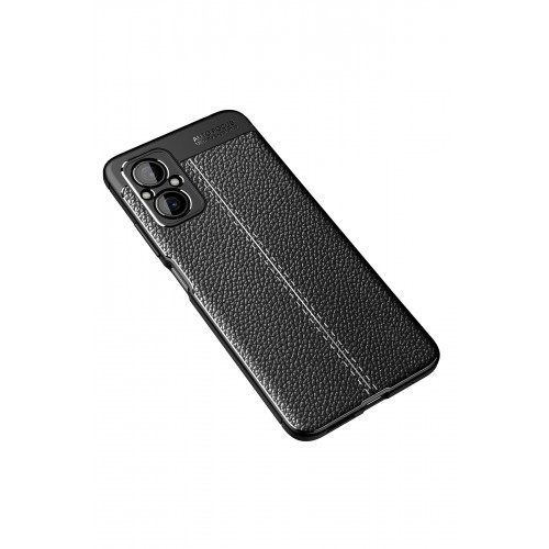 Newface Xiaomi Poco M5 Kılıf Focus Derili Silikon - Siyah Newface Xiaomi Poco M5 Kılıf Focus Derili Silikon - Siyah