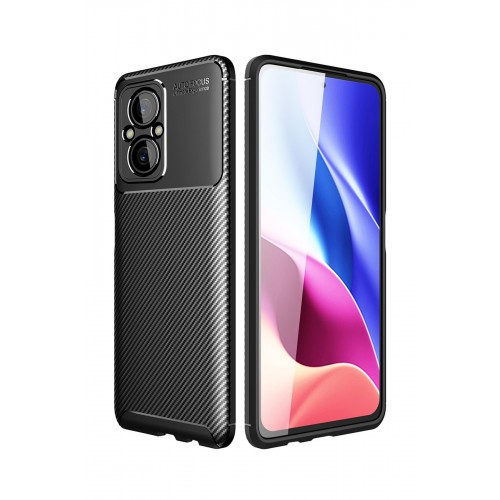 Newface Xiaomi Poco M5 Kılıf Focus Karbon Silikon - Siyah Newface Xiaomi Poco M5 Kılıf Focus Karbon Silikon - Siyah