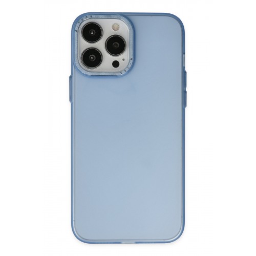 Newface iPhone 13 Pro Kılıf Modos Metal Kapak - Mavi