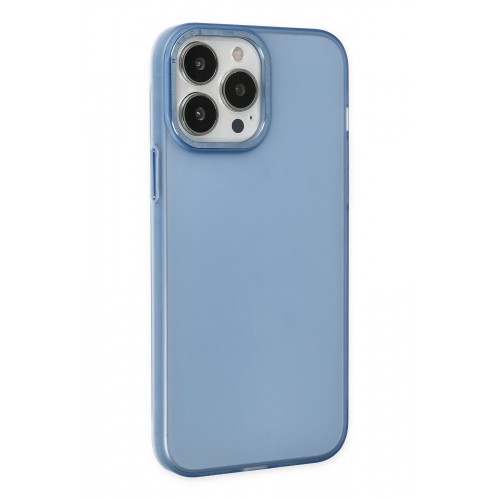 Newface iPhone 13 Pro Kılıf Modos Metal Kapak - Mavi Newface iPhone 13 Pro Kılıf Modos Metal Kapak - Mavi