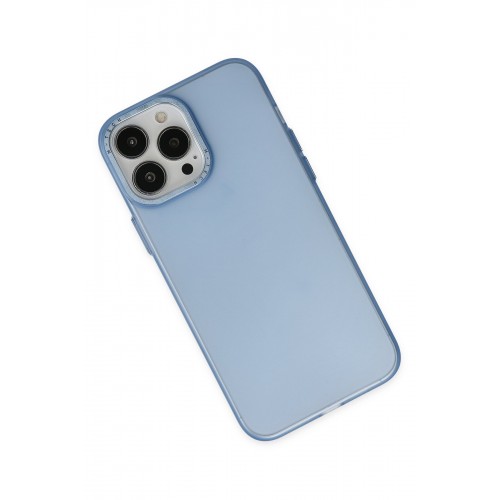 Newface iPhone 13 Pro Kılıf Modos Metal Kapak - Mavi Newface iPhone 13 Pro Kılıf Modos Metal Kapak - Mavi