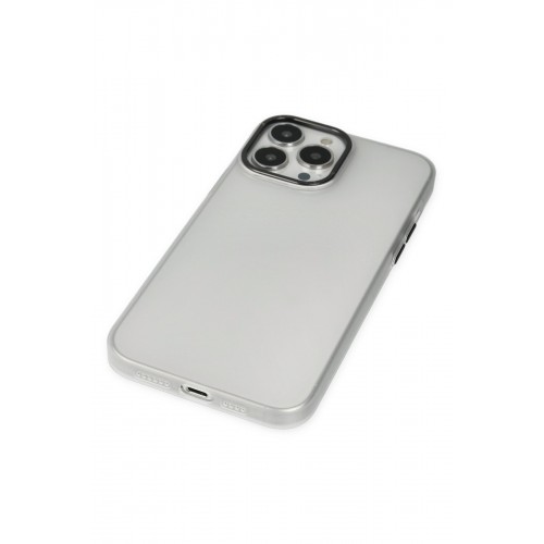 Newface iPhone 13 Pro Kılıf Modos Metal Kapak - Şeffaf Newface iPhone 13 Pro Kılıf Modos Metal Kapak - Şeffaf
