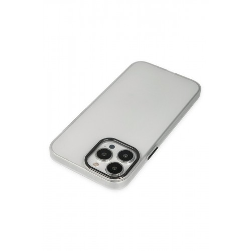 Newface iPhone 13 Pro Kılıf Modos Metal Kapak - Şeffaf Newface iPhone 13 Pro Kılıf Modos Metal Kapak - Şeffaf