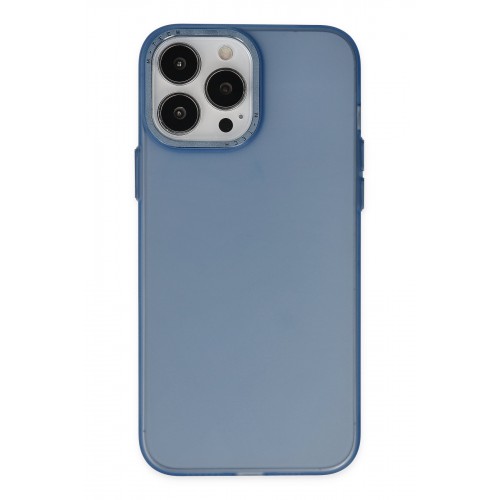 Newface iPhone 13 Pro Kılıf Modos Metal Kapak - Lacivert