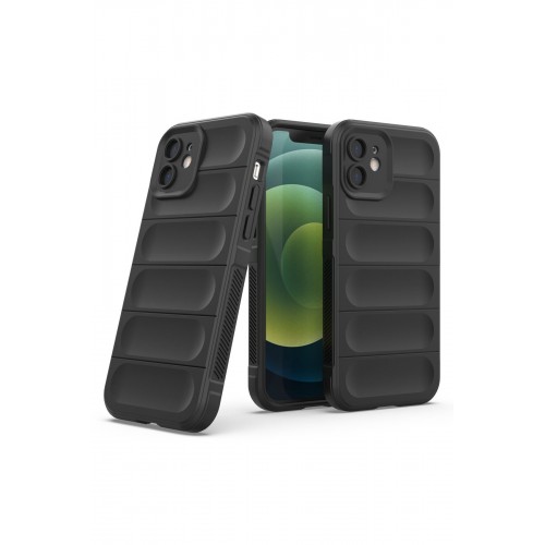 Newface iPhone 12 Kılıf Optimum Silikon - Siyah Newface iPhone 12 Kılıf Optimum Silikon - Siyah
