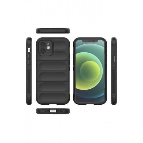 Newface iPhone 12 Kılıf Optimum Silikon - Siyah Newface iPhone 12 Kılıf Optimum Silikon - Siyah