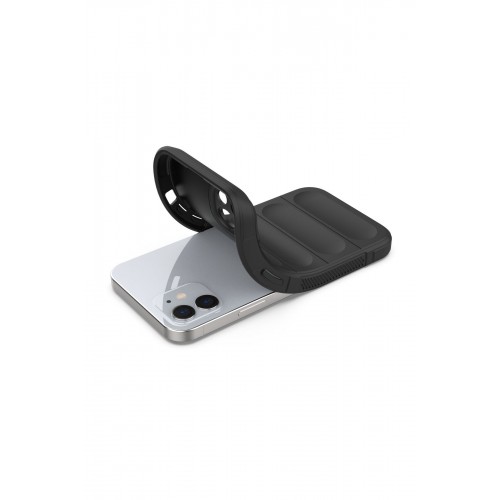 Newface iPhone 12 Kılıf Optimum Silikon - Siyah Newface iPhone 12 Kılıf Optimum Silikon - Siyah