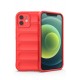 Newface iPhone 12 Kılıf Optimum Silikon - Kırmızı