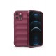 Newface iPhone 12 Pro Kılıf Optimum Silikon - Bordo