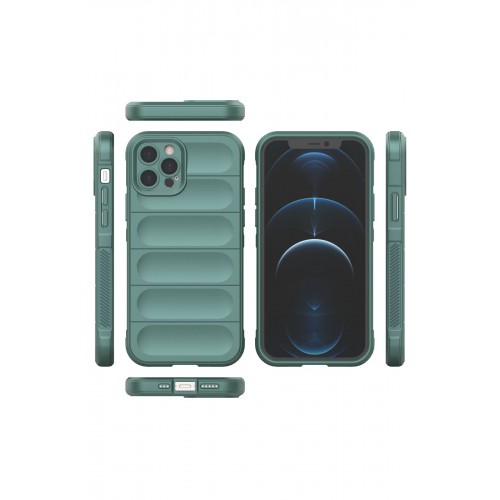 Newface iPhone 12 Pro Kılıf Optimum Silikon - Koyu Yeşil Newface iPhone 12 Pro Kılıf Optimum Silikon - Koyu Yeşil