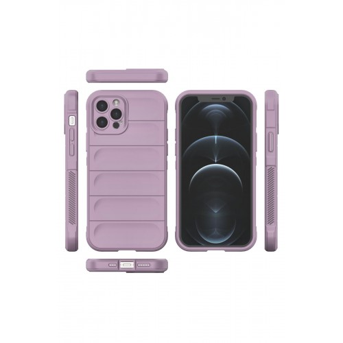 Newface iPhone 12 Pro Kılıf Optimum Silikon - Mor Newface iPhone 12 Pro Kılıf Optimum Silikon - Mor