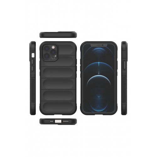 Newface iPhone 12 Pro Max Kılıf Optimum Silikon - Siyah Newface iPhone 12 Pro Max Kılıf Optimum Silikon - Siyah