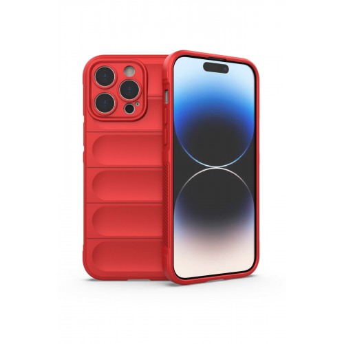 Newface iPhone 13 Pro Kılıf Optimum Silikon - Kırmızı Newface iPhone 13 Pro Kılıf Optimum Silikon - Kırmızı