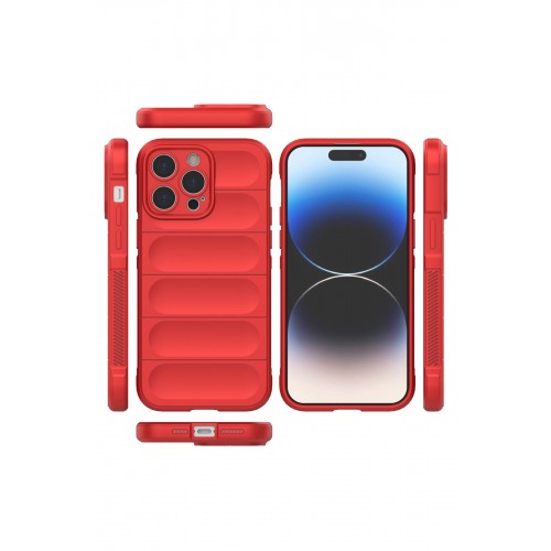 Newface iPhone 13 Pro Kılıf Optimum Silikon - Kırmızı Newface iPhone 13 Pro Kılıf Optimum Silikon - Kırmızı