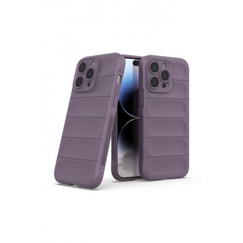Newface iPhone 13 Pro Kılıf Optimum Silikon - Mor Newface iPhone 13 Pro Kılıf Optimum Silikon - Mor