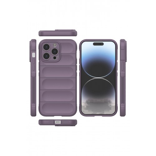 Newface iPhone 13 Pro Kılıf Optimum Silikon - Mor Newface iPhone 13 Pro Kılıf Optimum Silikon - Mor