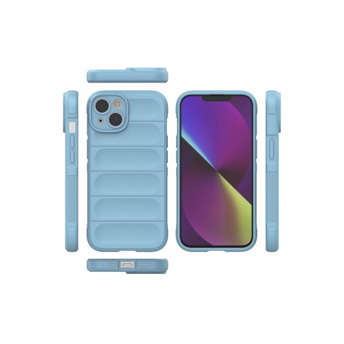 Newface iPhone 14 Kılıf Optimum Silikon - Sky Blue Newface iPhone 14 Kılıf Optimum Silikon - Sky Blue