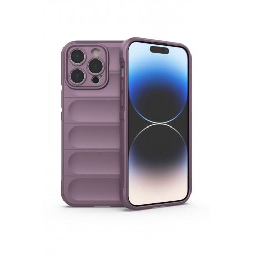 Newface iPhone 14 Pro Kılıf Optimum Silikon - Mor Newface iPhone 14 Pro Kılıf Optimum Silikon - Mor