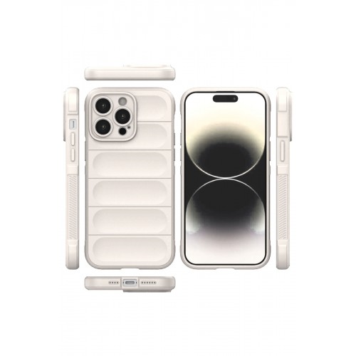 Newface iPhone 14 Pro Kılıf Optimum Silikon - Krem Newface iPhone 14 Pro Kılıf Optimum Silikon - Krem