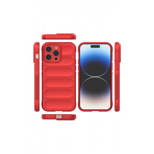 Newface iPhone 14 Pro Max Kılıf Optimum Silikon - Kırmızı Newface iPhone 14 Pro Max Kılıf Optimum Silikon - Kırmızı