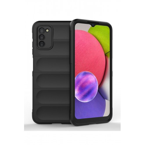 Newface Samsung Galaxy A03S Kılıf Optimum Silikon - Siyah Newface Samsung Galaxy A03S Kılıf Optimum Silikon - Siyah